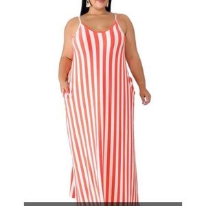 Red alert plus size dress